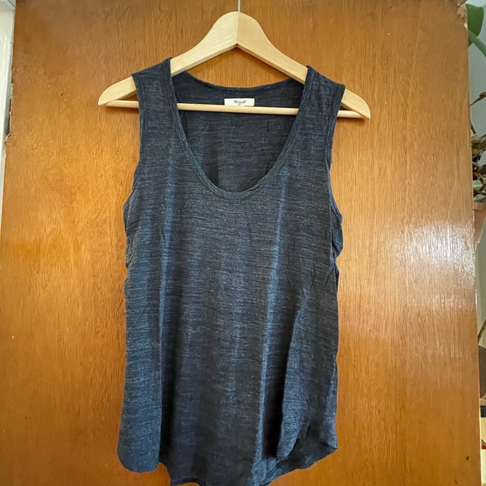 Madewell Dark Blue Sleeveless Top